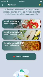 PlanEat. Customised menus screenshot 1