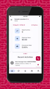 B&F CRM screenshot 1