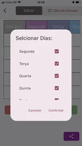 Horário das Aulas Pro screenshot 2