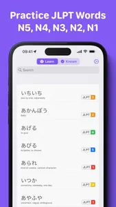 JLPT Words: Vocabulary screenshot 1