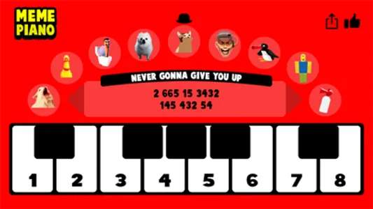 Meme Piano screenshot 1