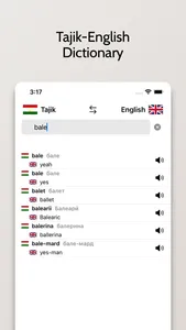 Tajik-English Dictionary screenshot 3