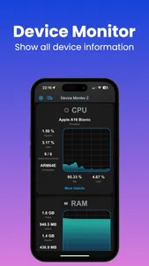 Device Monitor Z: CPU x RAM OS screenshot 3