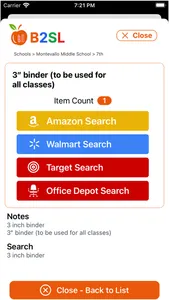 Back 2 School List screenshot 2