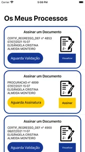 Biometrics Portal Consular screenshot 2