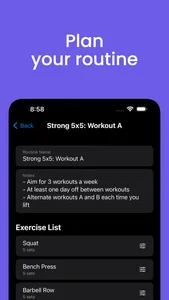 Lifting Tracker · SwoleMate screenshot 1