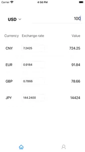 Exchange Rate - Calculation screenshot 0