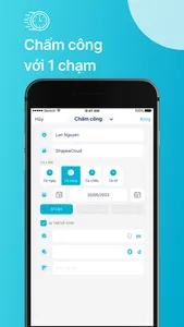 Chấm công và Điểm danh: MyWo screenshot 3