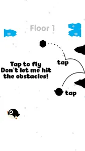 Jumping Penguin and icebergs screenshot 1