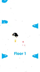 Jumping Penguin and icebergs screenshot 2