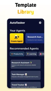 AutoTasker: AutoGPT AI Agents screenshot 1