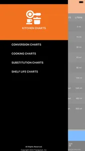 Kitchen Charts screenshot 1