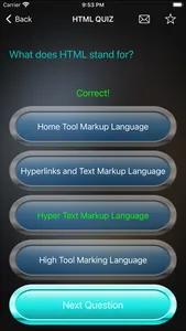 Web Development Languages Quiz screenshot 1