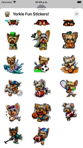 Yorkie Fun Stickers! screenshot 4