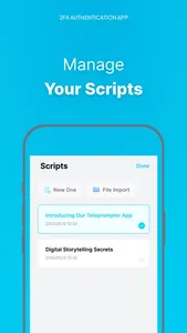 Teleprompter - PromptMe screenshot 1