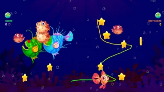 Goldfish Draw To Run screenshot 1