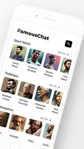 FamousChat:Chat to Celebrities screenshot 1