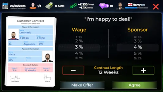 Pro Football Agent screenshot 2