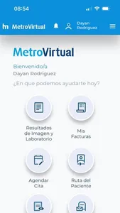 MetroVirtual Pacientes screenshot 1