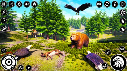 Eagle Simulator Hunting Games screenshot 2