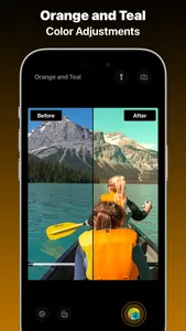 Orange and Teal, Preset Camera screenshot 0