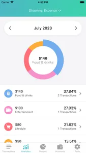 Billfold: Budget & Expenses screenshot 1