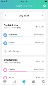 Billfold: Budget & Expenses screenshot 2