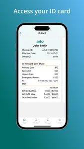 Arlo Health Plan screenshot 1