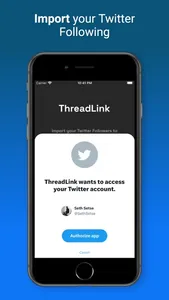 ThreadLink : Import Followers screenshot 1