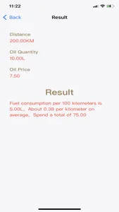 Oil Consumption-Tool screenshot 1