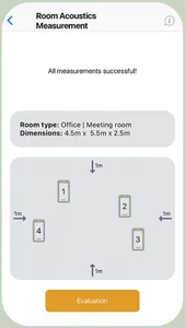 Room acoustics measurement screenshot 3