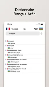 Dictionnaire Azéri-Français screenshot 0
