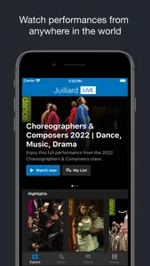 Juilliard LIVE screenshot 1