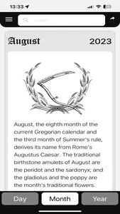 Year and a Day Pagan Calendar screenshot 1