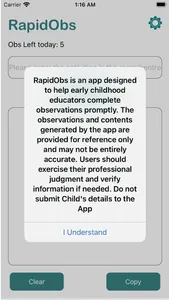 RapidObs3 screenshot 1