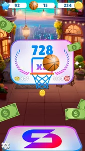 Basketball Payday: Shoot Hoop screenshot 1