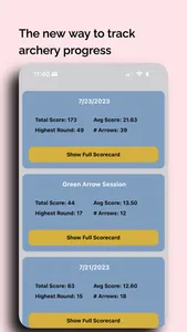 Bullseye Tracker screenshot 2