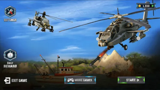 Army Helicopter Gunship Games screenshot 2