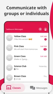 Sabboura Messages for Tutors screenshot 2
