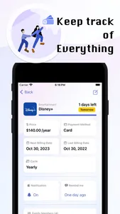 Yosum: Subscription Manager screenshot 1