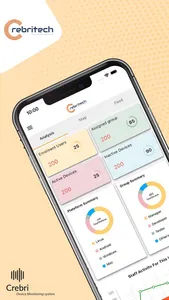 Crebri Device monitoring screenshot 1
