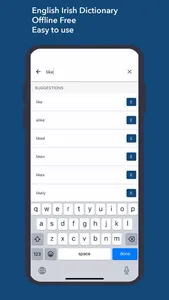 Dictionary English Irish screenshot 0