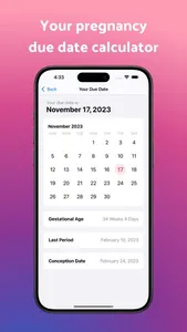 OB Wheel Pregnancy Tracker screenshot 0