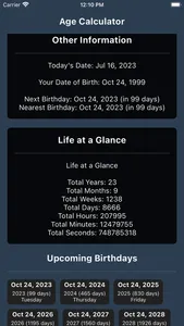 Age Calculator - Date Counter screenshot 1