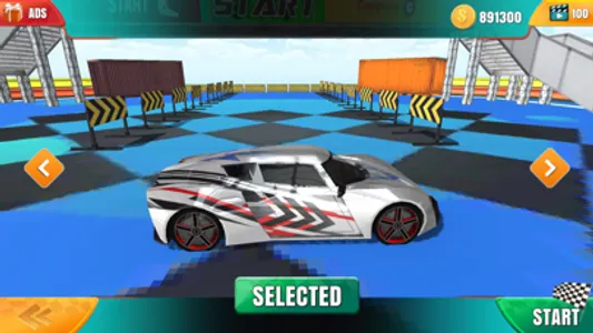 3D Race Compilation: Car Stunt screenshot 0