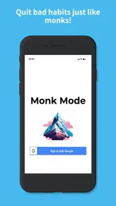 Monk Mode: Conquer Bad Habits screenshot 0