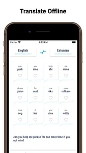 Estonian Translator Offline screenshot 0