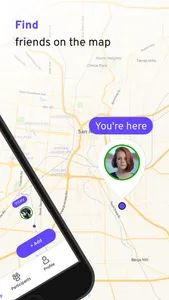 On Map:Locate your friends GPS screenshot 1