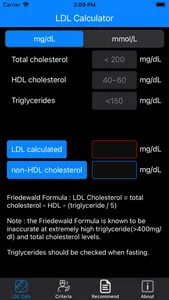 LDL Calculator screenshot 0