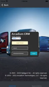Arcadium CRM screenshot 1